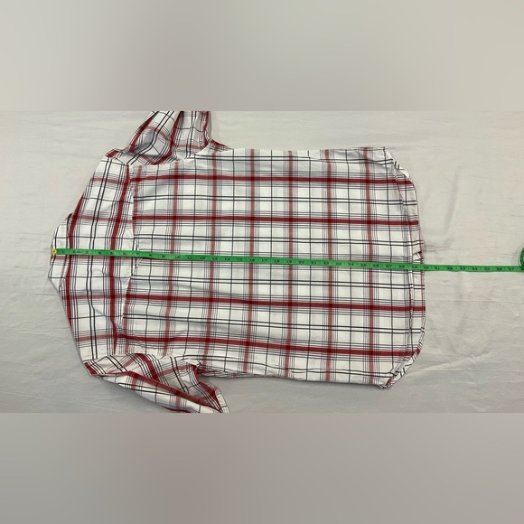 LEVI’S Men’s Red\White Plaid Western Style Pearl Snap Long Sleeve Shirt , sz SM - Picture 6 of 7
